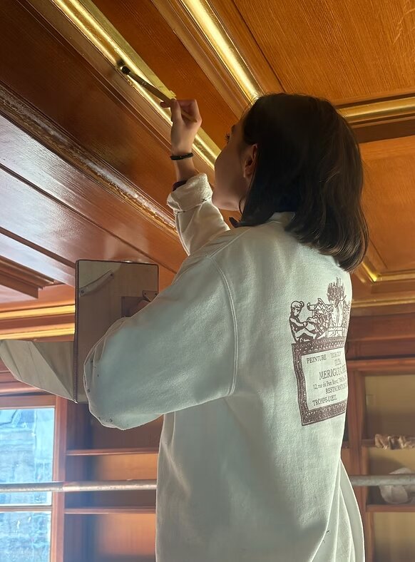 Peinture décorative en chantier