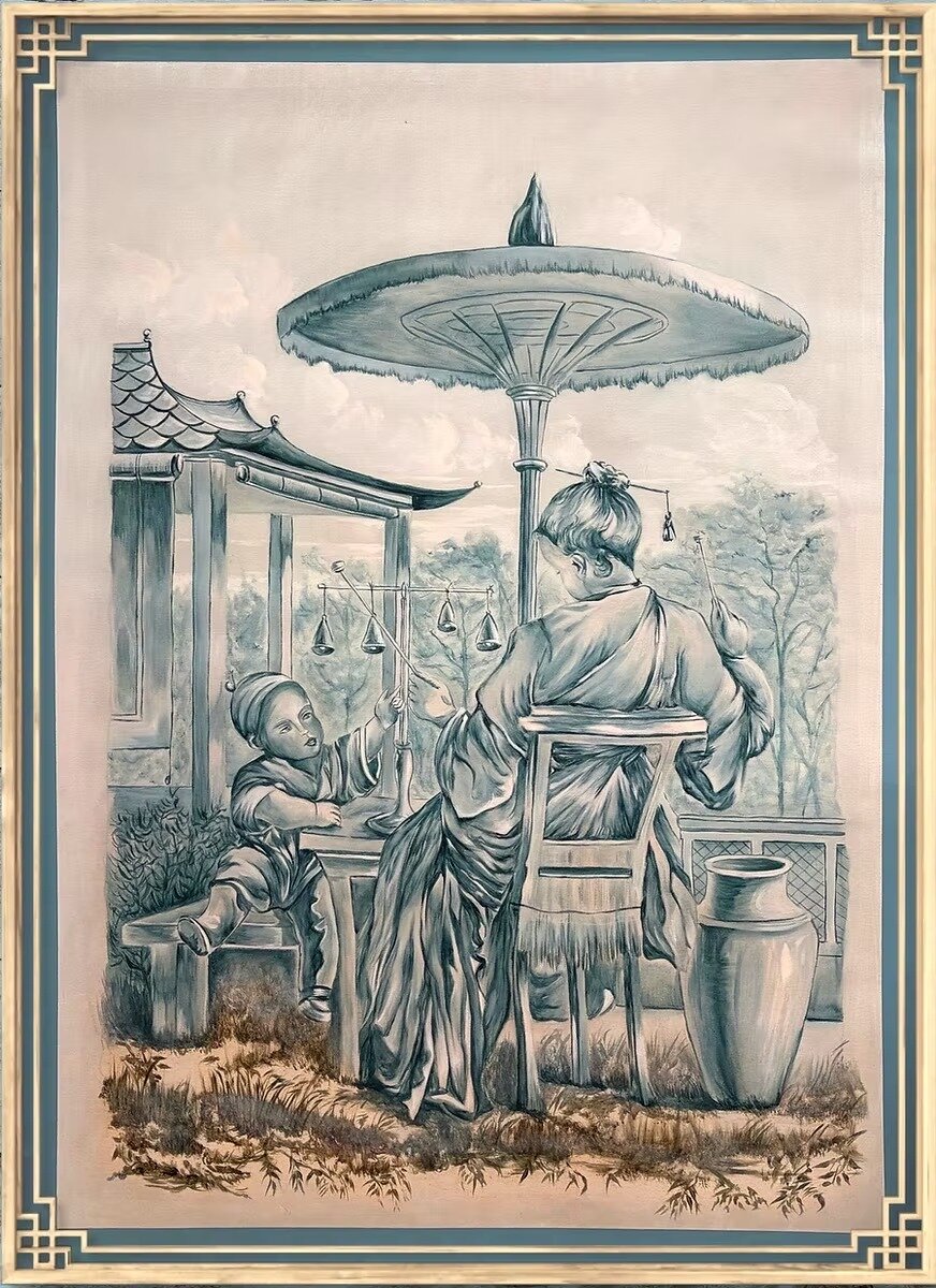 Chinoiserie au parasol